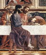 Andrea del Castagno Last Supper (detail) oil painting artist